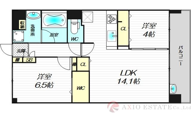 ポラリス松ヶ枝の間取り
