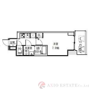 S-RESIDENCE福島Alovitaの間取り