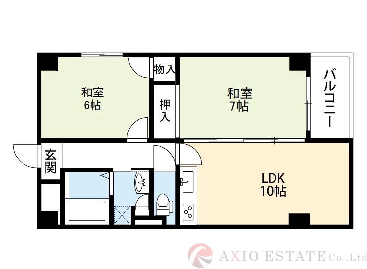 サンキライフ白遙の間取り