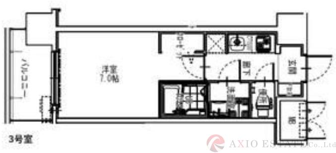 S-RESIDENCE大阪同心の間取り