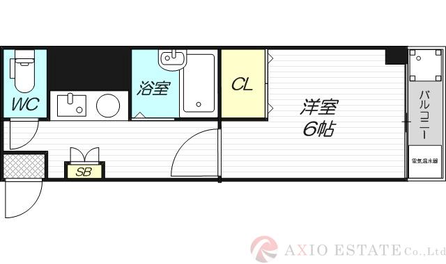 フレックス新大阪の間取り