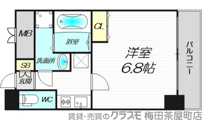 南本町の完工年月(2016年10月)築の賃貸マンションの間取り