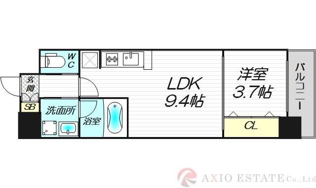 アーバネックス北久宝寺の間取り