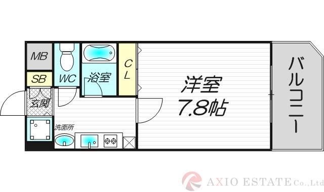シャインビュー新大阪の間取り