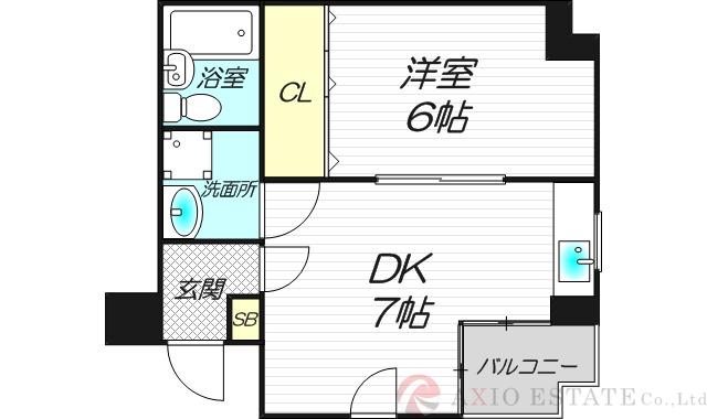 ライオンズマンション新大阪第2の間取り