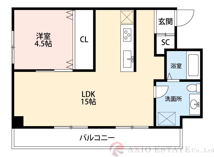 宮原の完工年月(1978年10月)築の賃貸マンションの間取り