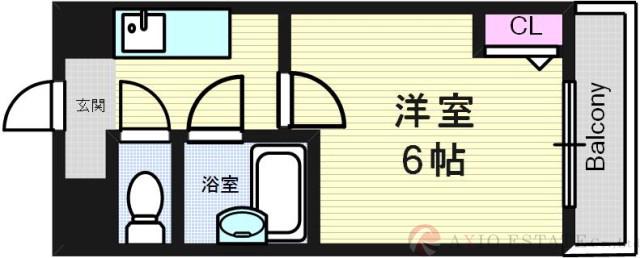 ディザイア新大阪の間取り