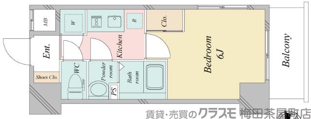 宮原の完工年月(2020年9月)築の賃貸マンションの間取り