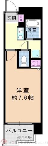 プレサンス新大阪の間取り