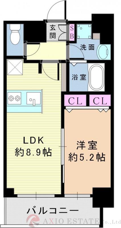 プレサンス新大阪クレスタの間取り