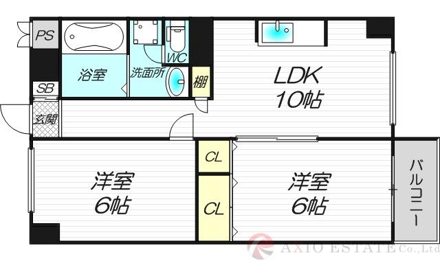 マンションサルナートの間取り