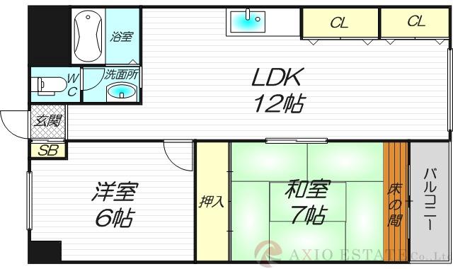 マンションサルナートの間取り