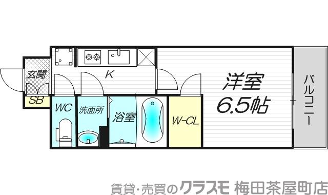 ファーストフィオーレ塚本リベルテの間取り