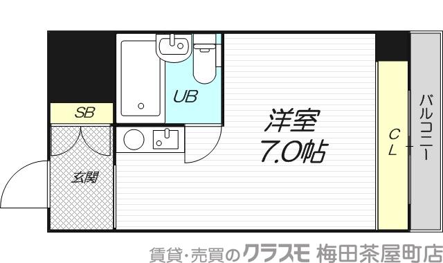 ライオンズマンション新大阪第5の間取り