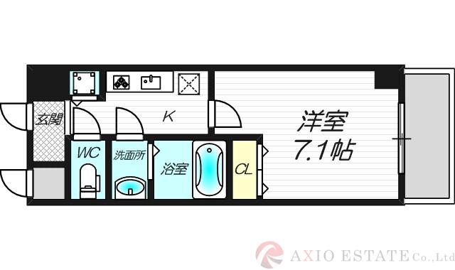 セゾンコート新大阪の間取り