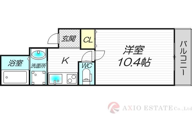 フジパレス豊新1番館の間取り