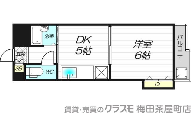 ローズコーポ新大阪7の間取り