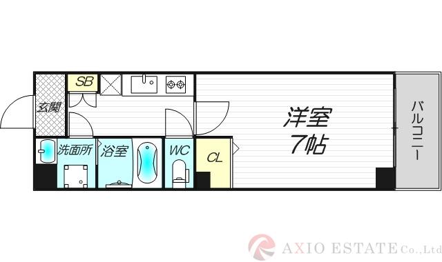 レジデンシア新大阪の間取り