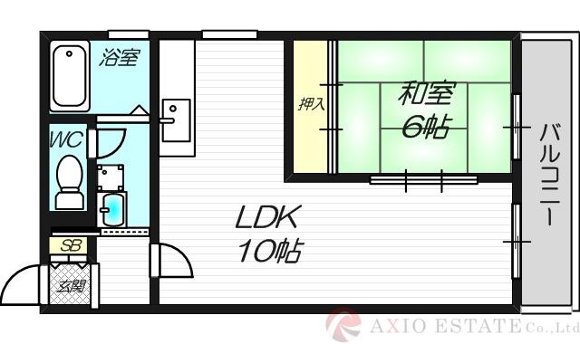 宮原の完工年月(1978年6月)築の賃貸マンションの間取り