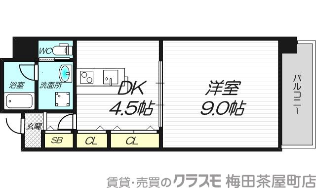 宮原の完工年月(2006年2月)築の賃貸マンションの間取り