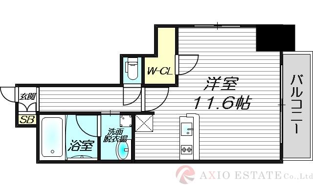 宮原の完工年月(2009年2月)築の賃貸マンションの間取り