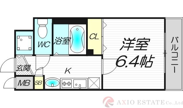 プレサンス新大阪クレスタの間取り