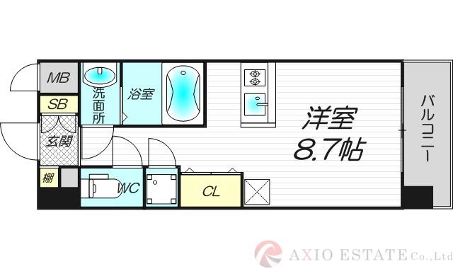 CREATO新大阪PanLoopの間取り