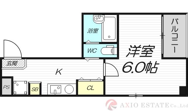 第1クリスタル新大阪の間取り