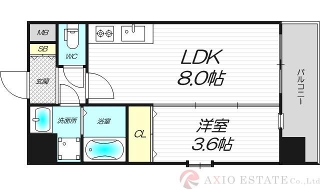 ベルヴェーレ新大阪の間取り