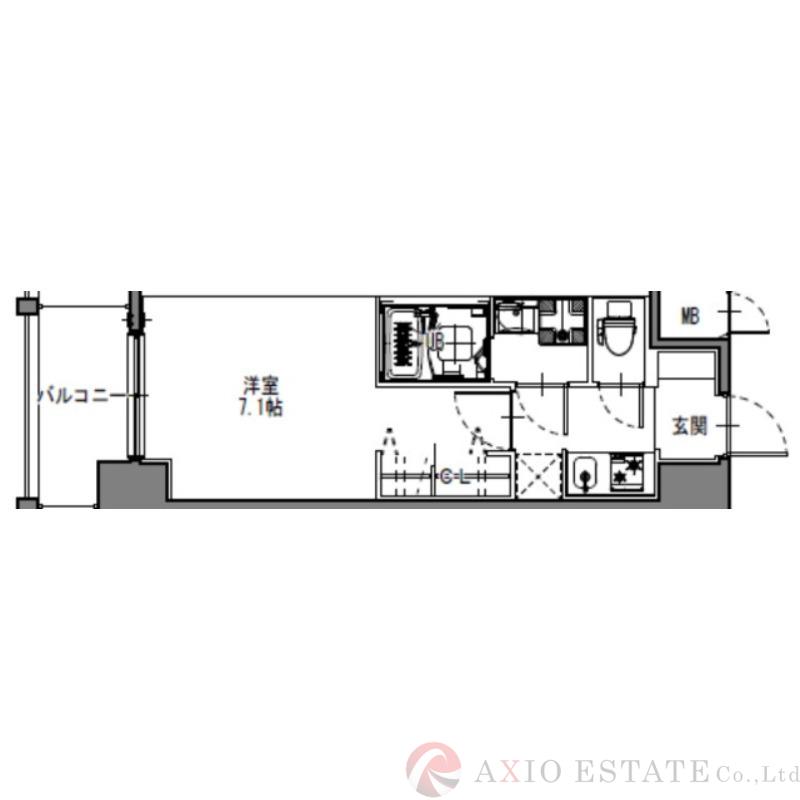 S-RESIDENCE三国WESTの間取り