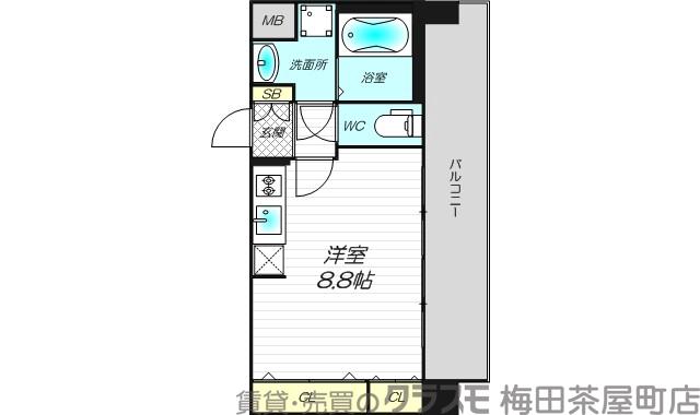 ＣＡＳＳＩＡ福島駅前の間取り