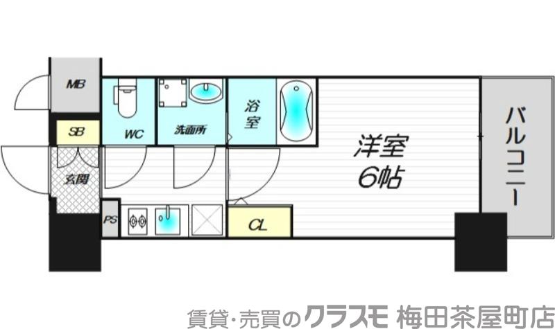 エスリード福島グレイスの間取り