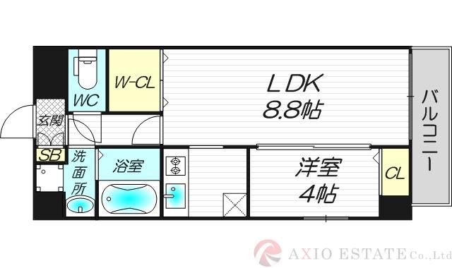 ファーシル東三国の間取り