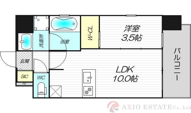 Attirant西三国の間取り