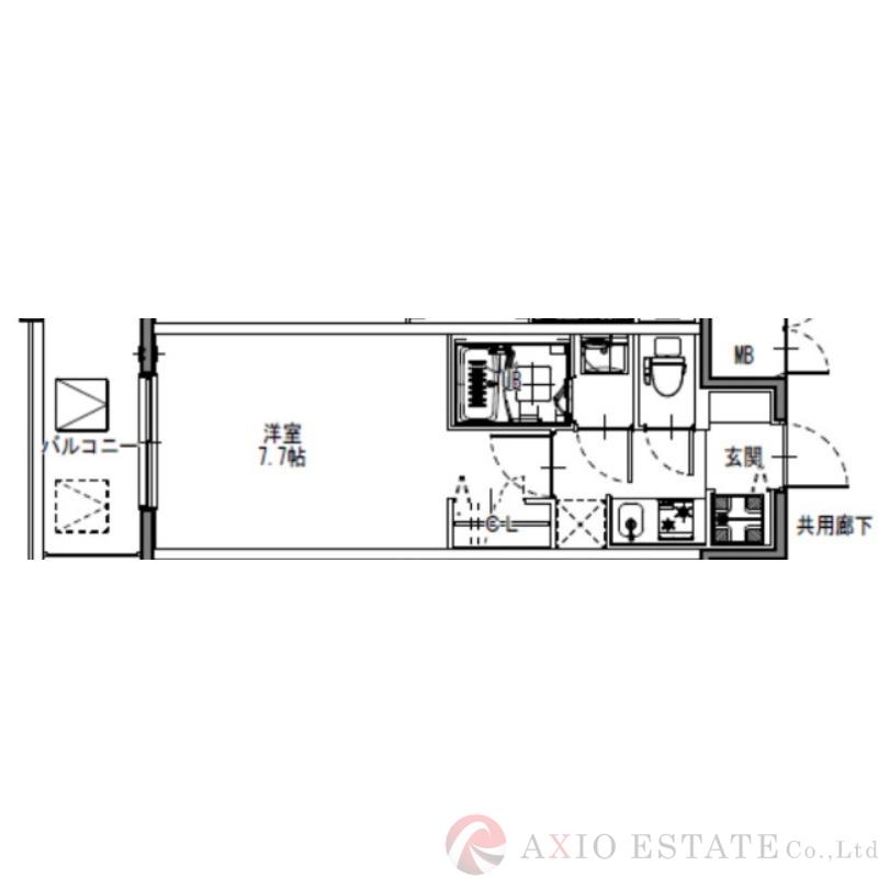 S-RESIDENCE三国WESTの間取り