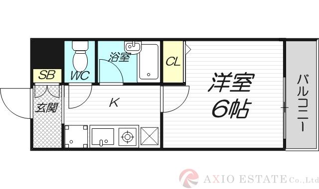 エスリード新大阪第5の間取り