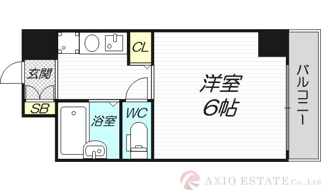ノイエ新大阪A棟の間取り