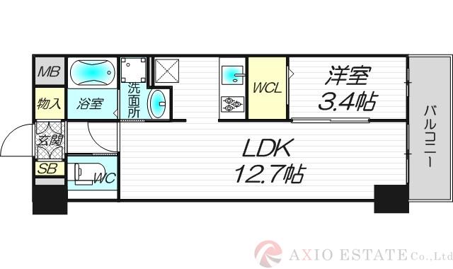 LaSante梅田北の間取り