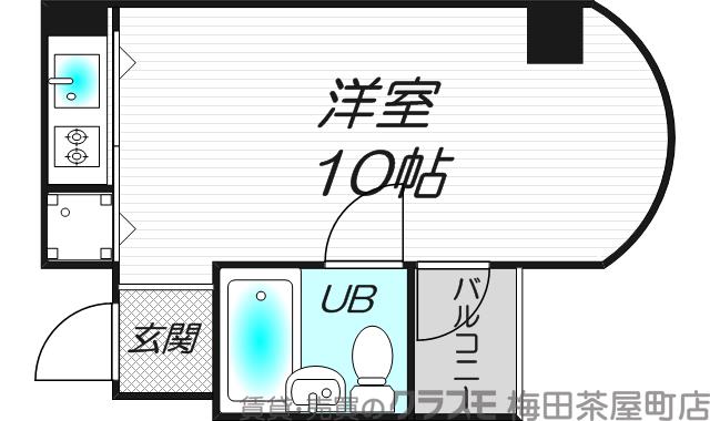 プレアール北梅田の間取り