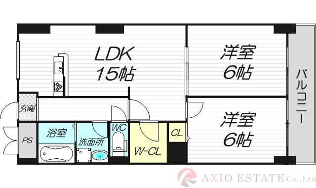 新大阪スカイハイツの間取り