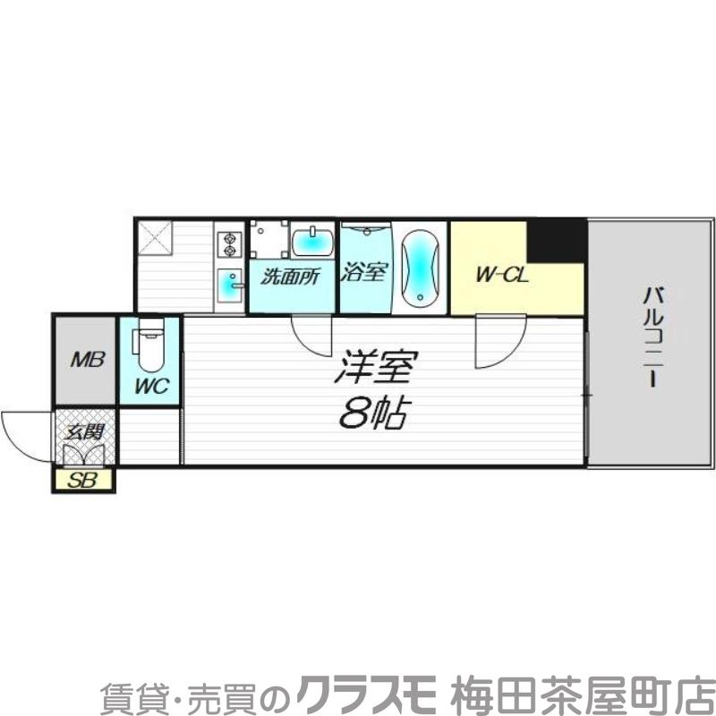 兎我野町の完工年月(2016年6月)築の賃貸マンションの間取り