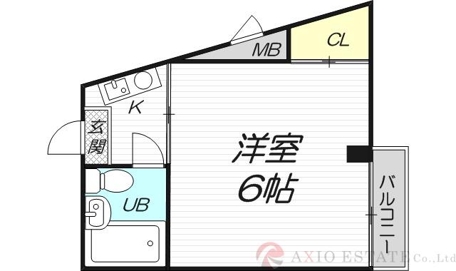 ハイツプリメーロの間取り