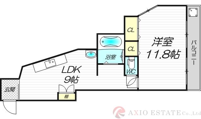 淡路第一ダイヤモンドハイムの間取り