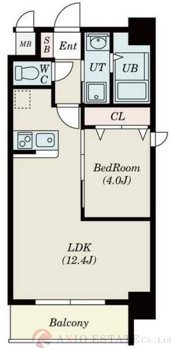 Alivis北梅田の間取り