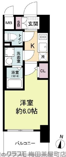 豊崎の完工年月(2024年8月)築の賃貸マンションの間取り