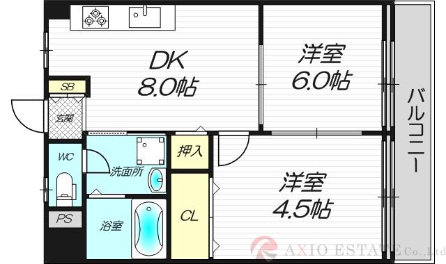メティス有馬の間取り