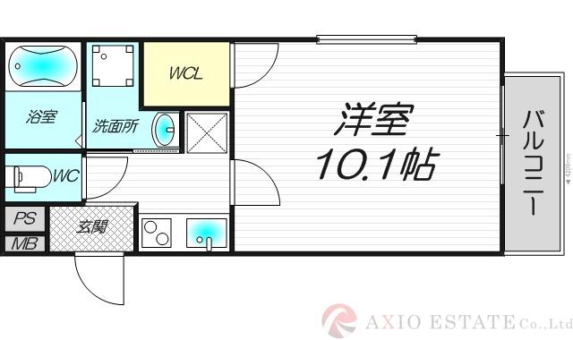 フジパレス東三国Ⅰ番館の間取り