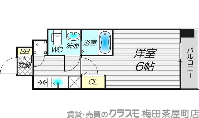 中津の完工年月(2014年8月)築の賃貸マンションの間取り