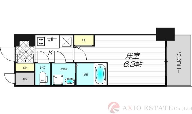 プロヴィスタ新大阪イーストゲートの間取り