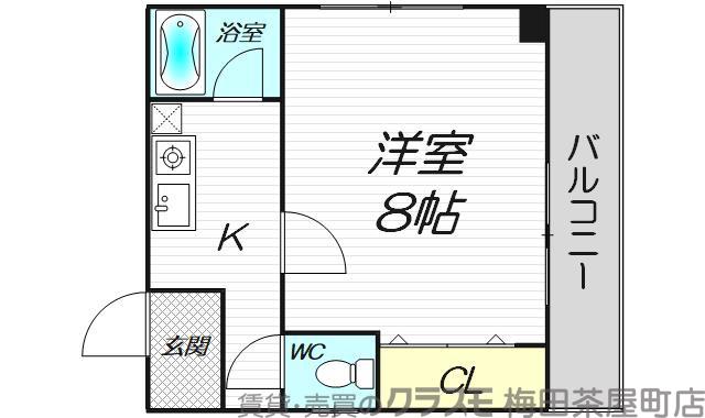 ビガーポリス296同心二丁目KSビルの間取り